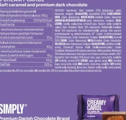 Simply® CREAMY CAROL chokoladeæske (90g)