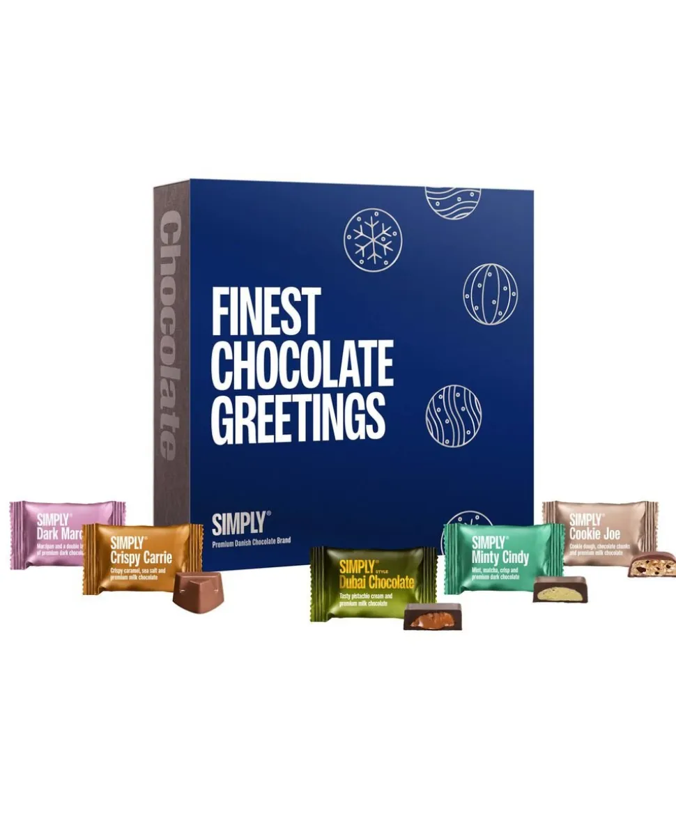 Simply® FINEST CHOCOLATE GREETINGS chokoladeæske (800g)