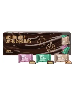 Simply® JOYFUL CHRISTMAS chokoladeæske (500g)