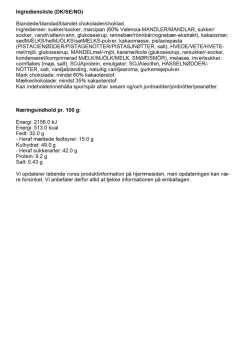 Simply® MERRY CHOCOLATE HEART chokoladeæske (200g)