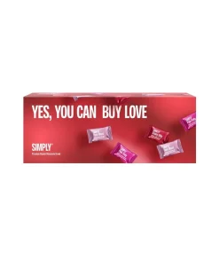 Simply® YES, YOU CAN BUY LOVE chokoladeæske (270g)
