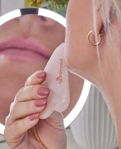 SKINcrystal Rosenkvarts Alt-i-et krystalsæt