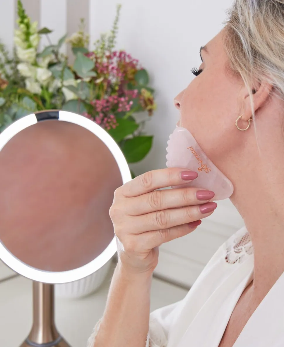 SKINcrystal Rosenkvarts Alt-i-et krystalsæt