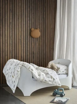 Skovtur baby sengesæt dæmpet brun