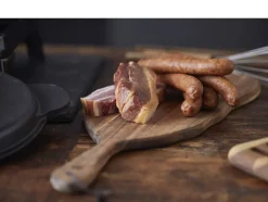 Skære-/serveringsbræt 44x22,7x1,5 cm Akacietræ