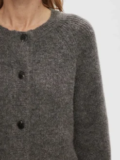 SLFLULU LS ALPACA BLEND KNIT SHORT CARDIGAN B NO