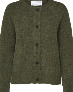 SLFLULU LS ALPACA BLEND KNIT SHORT CARDIGAN B