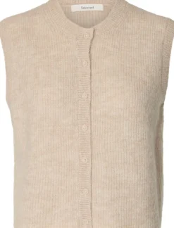 SLFLULU SL BUTTON O-NECK VEST NOOS