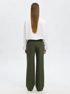 SLFRITA MW WIDE PANT MEL NOOS