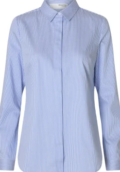 SLFROMIE LS STRIPED FITTED SHIRT NO