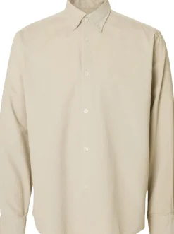 SLHREGDANNI CORD BD LS SHIRT NOOS