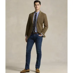 Slim Fit Striped Stretch Poplin Shirt