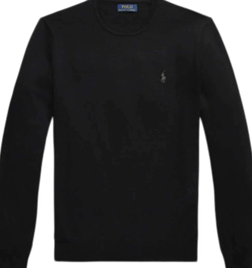 Slim Fit Washable Wool Crewneck Sweater