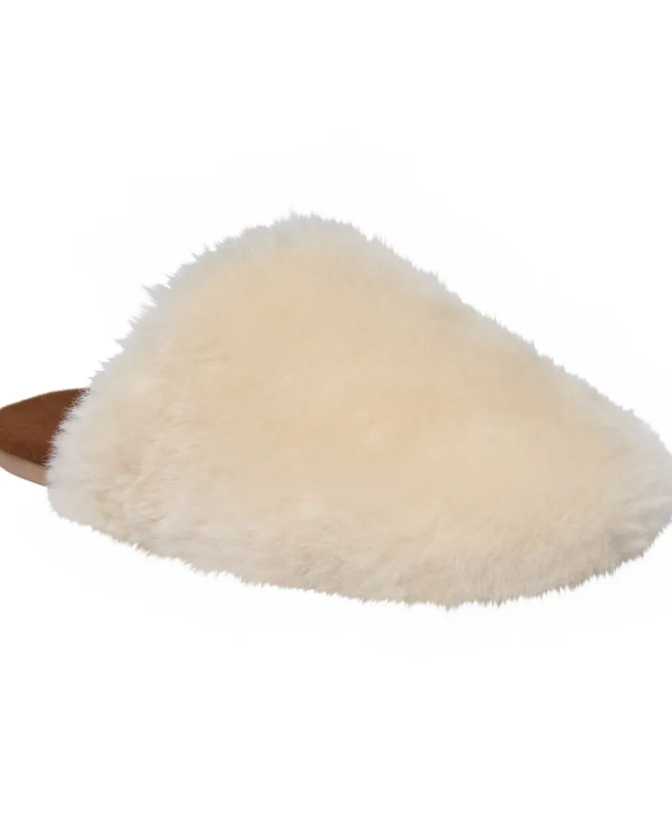 Slipper in Real sheepskin - Off white
