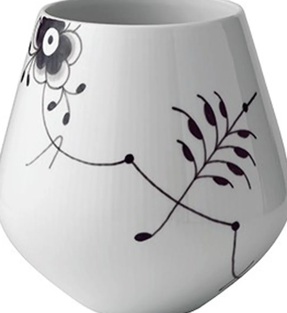Sort Mega Riflet 20,5 cm. vase