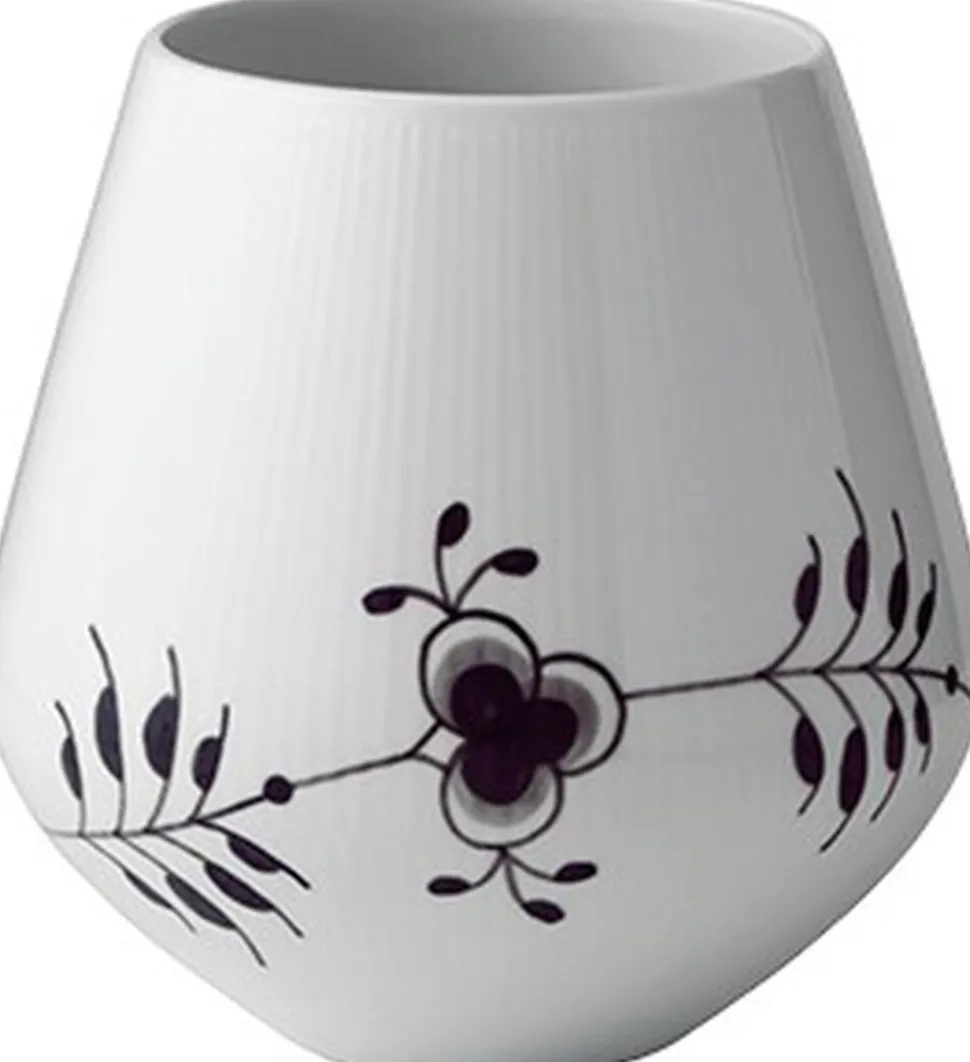 Sort Mega Riflet 20,5 cm. vase
