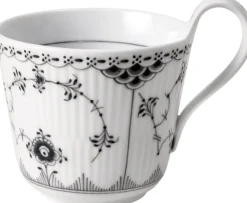 Sort Musselmalet Halvblonde Højhankskop 33 cl