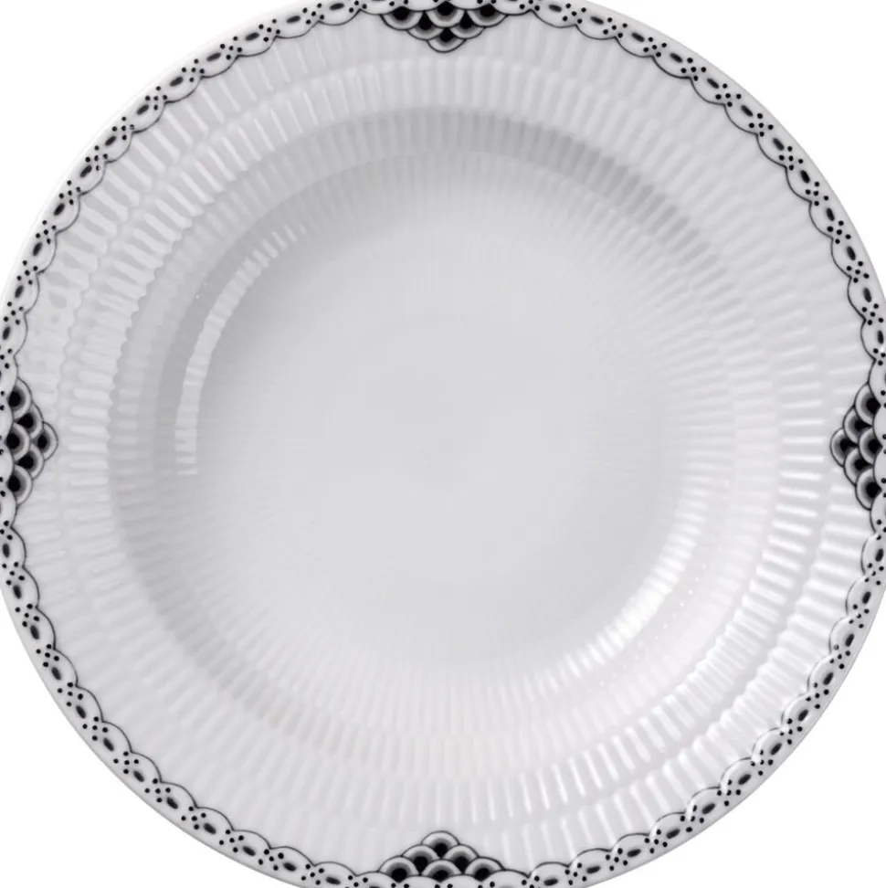 Sort Riflet Blonde Dyb tallerken 21 cm