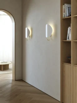 Spargo | Væglampe | Hvid/Messing