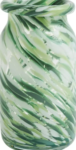 Splash Vase Roll Neck-Small-Green s