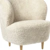 Stay Lounge Chair - Fully Upholstered, Small, Wooden legs Ba
