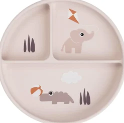 Stick&Stay inddelt tallerken Playground Pudder