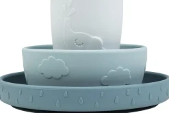 Stick&Stay spisesæt Deer friends Blå