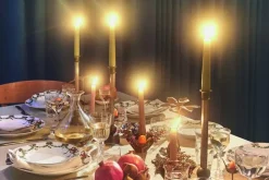 Stjerne Riflet Jul 22 cm. fad