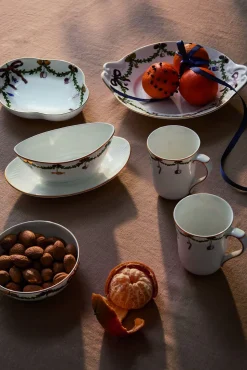 Stjerne Riflet Jul 22 cm. fad