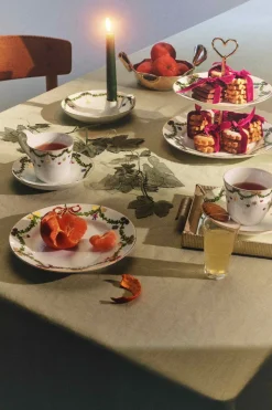 Stjerne Riflet Jul 22 cm. tallerken