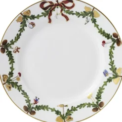 Stjerne Riflet Jul 19 cm. tallerken