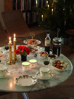 Stjerne Riflet Jul 19 cm. tallerken