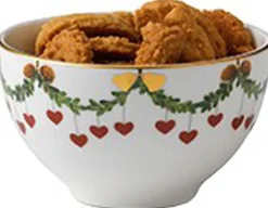 Stjerne Riflet Jul konfekt skål