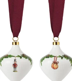 Stjerne Riflet OrnamentSæt2stk