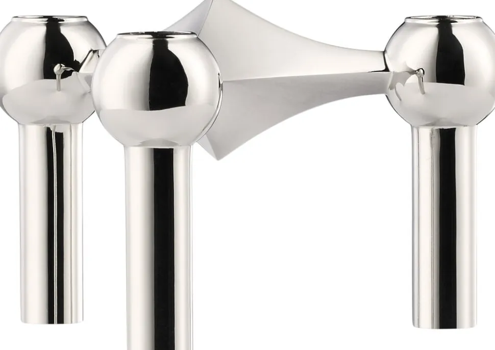 STOFF Nagel® lysestage krom