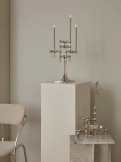 STOFF Nagel® lysestage krom