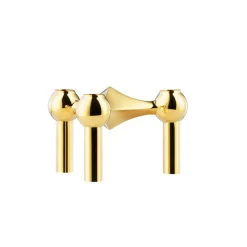 STOFF Nagel® lysestage messing