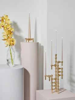 STOFF Nagel® 3-pak lysestage messing