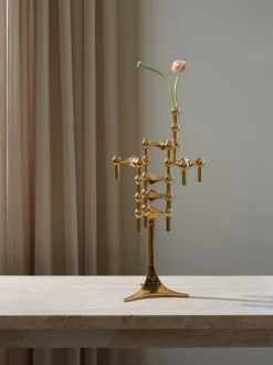 STOFF Nagel® 3-pak lysestage messing