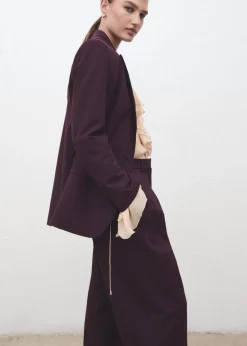 Straight-fit suit jacket