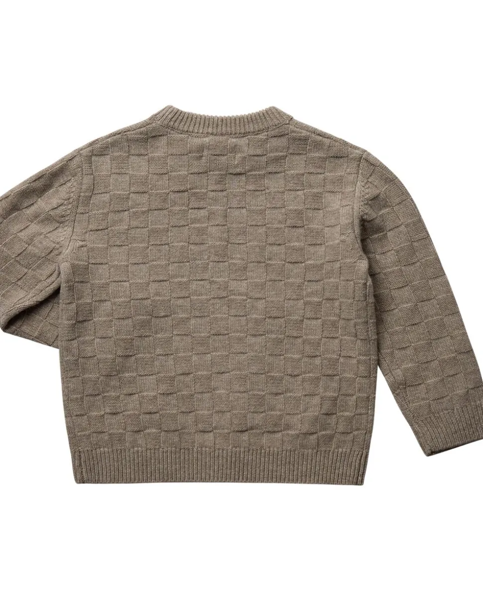 Strikka RWS wool & cashmere pullover med struktur