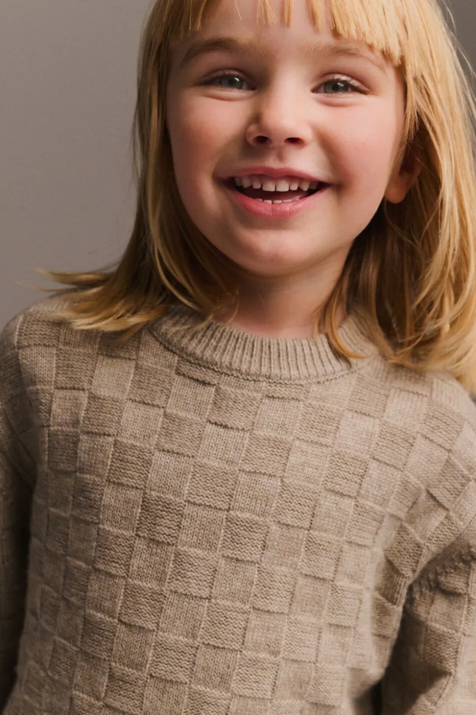 Strikka RWS wool & cashmere pullover med struktur