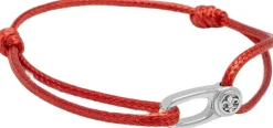 String Bracelet with Silver Hook