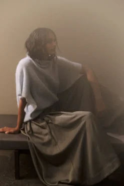 Superlight knit tunic top - Asna