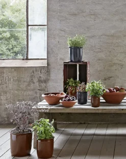 Syltekrukke, brun, 1 l