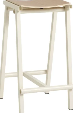 Taburete 8 Bar stool Low Eggshell p