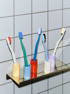 Tann Toothbrush-Off-white and light yellow