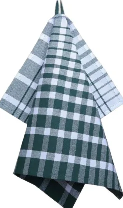 Tea Towels 50x70 cm ENZO - Check dark green
