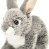 Teddy Hermann - Siddende kanin grå 18 cm