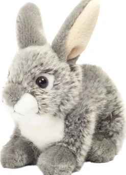 Teddy Hermann - Siddende kanin grå 18 cm
